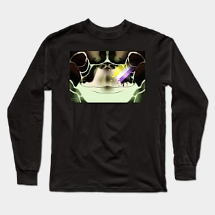 NonBinary Sea Turtle Face Long Sleeve T-Shirt